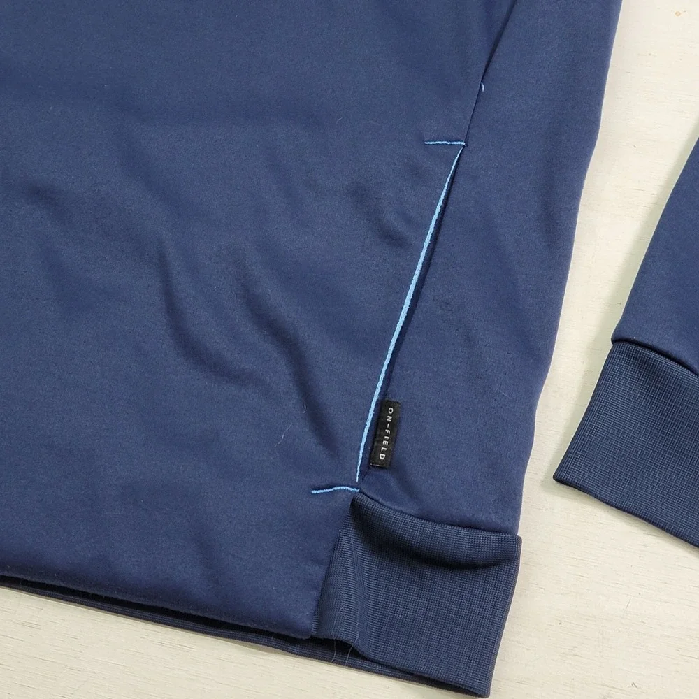 Nike NFL Tennessee Titans On Field Dri-Fit Pullover Hoodie Navy‎ Mens Sz M EUC